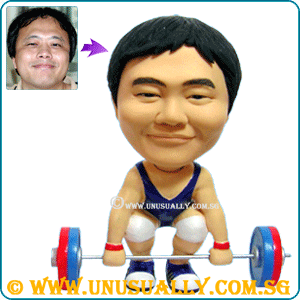 Custom 3D Body Builder Figurine